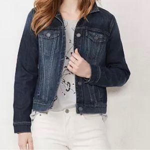 BNWT LAUREN CONRAD Jean jacket top, size M